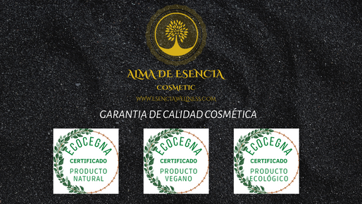Garantía de calidad Alma de Esencia Cosmética
